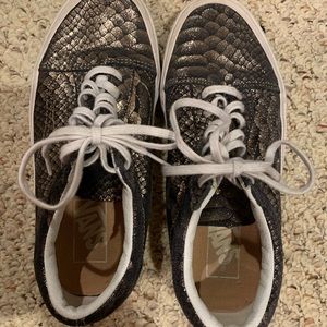 Women’s Glitter Animal Print Vans